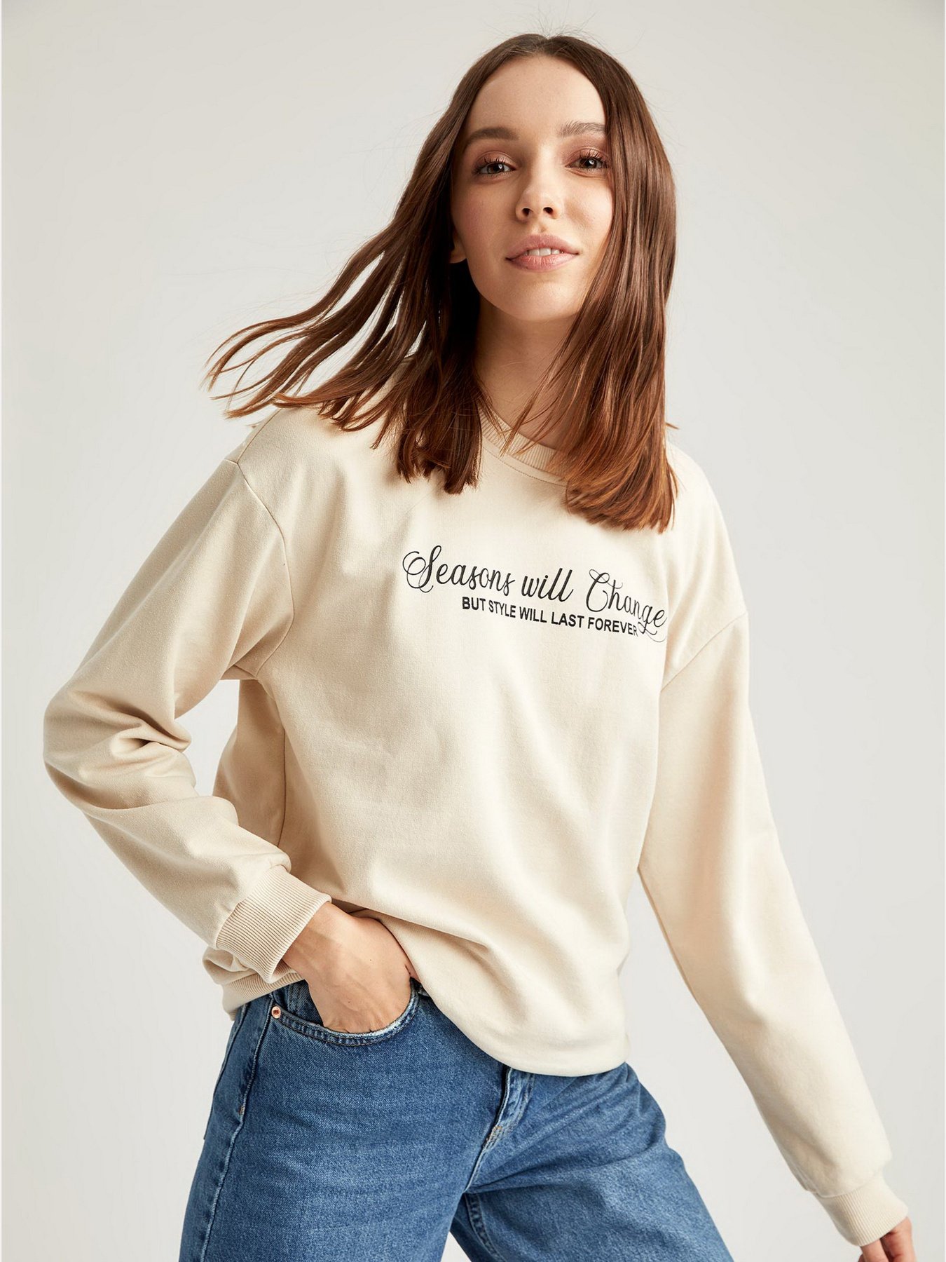 Світшот DeFacto модель T1141AZ-ER41 Світшот DeFacto модель T1141AZ-ER41 Фото