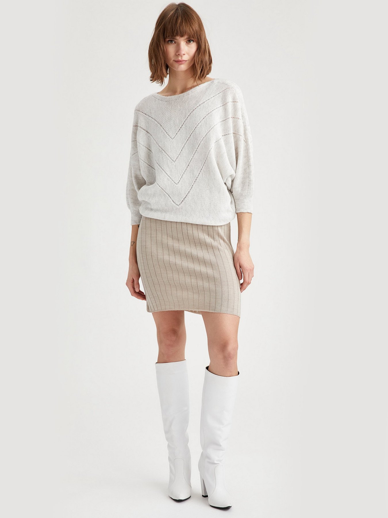 Пуловер DeFacto модель T6562AZ-GR2 Фото