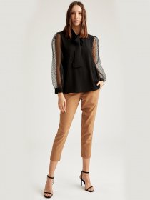 Блуза з довгим рукаом DeFacto модель T1285AZ-BK27 Фото