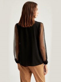 Блуза с длинным руквом DeFacto модель T1285AZ-BK27 Фото