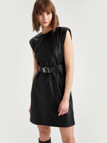 Платье мини DeFacto модель T3242AZ-BK27 Фото