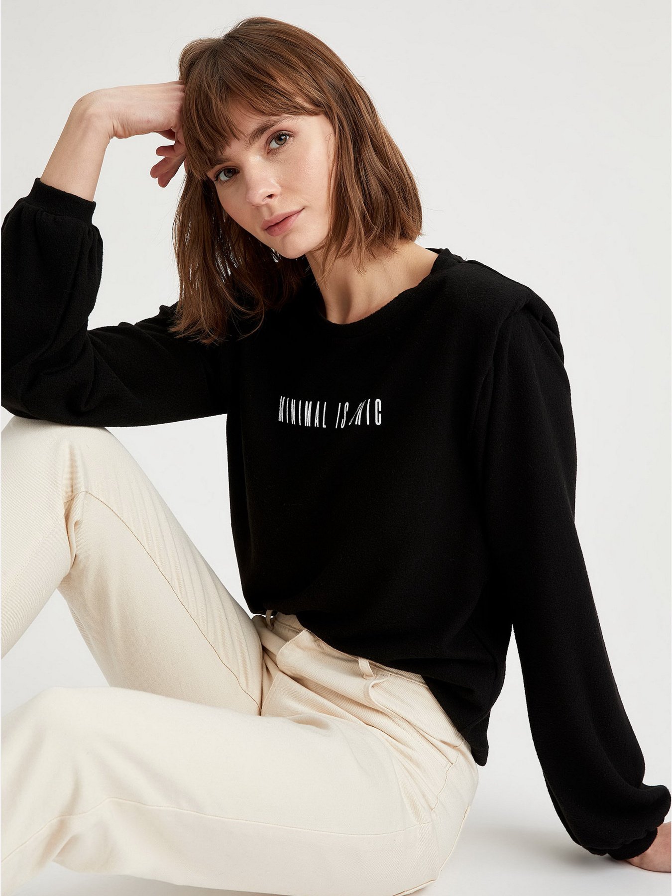 Джемпер DeFacto модель T2004AZ-BK27 Фото