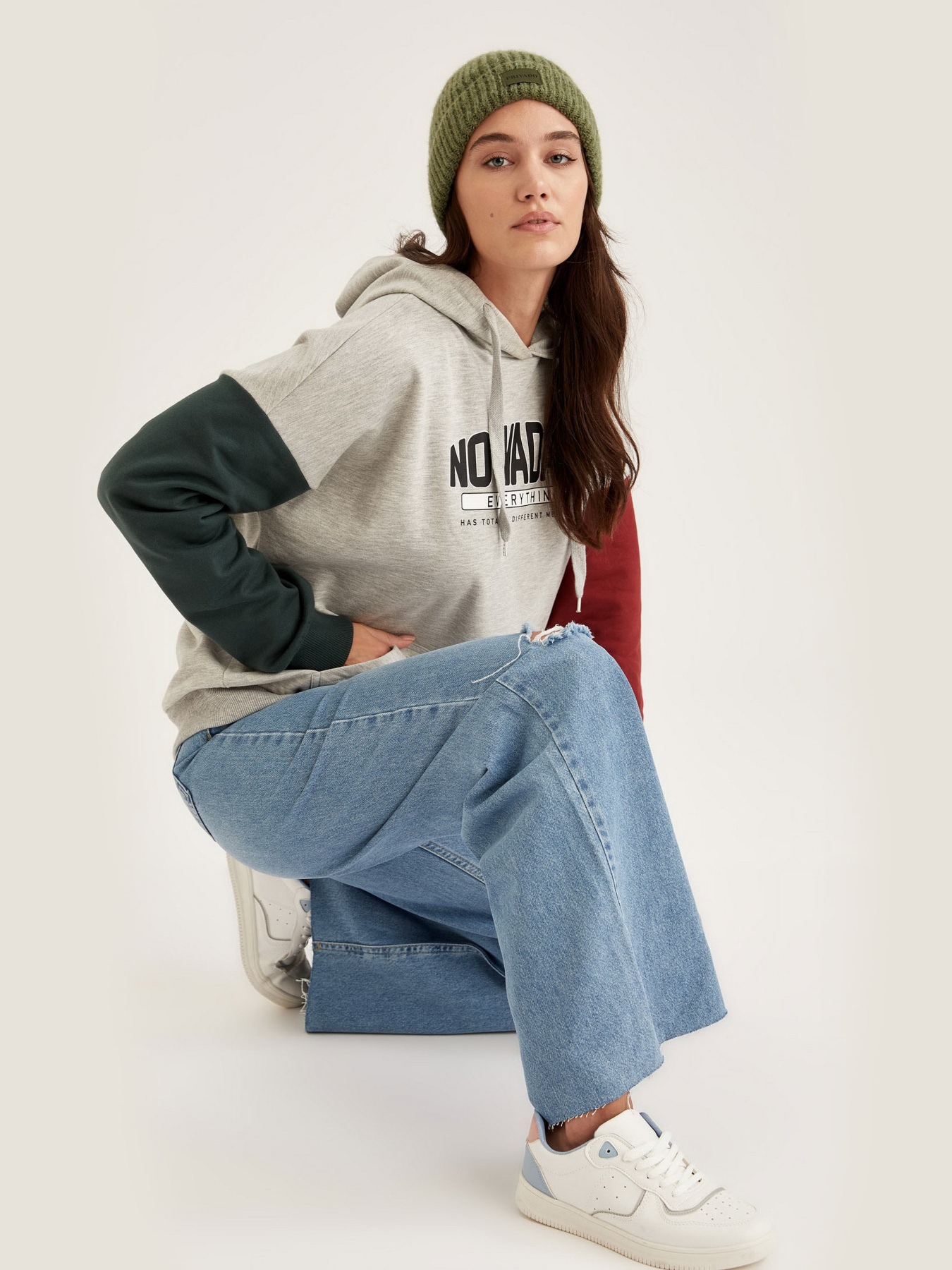 Худи DeFacto модель S1175AZ-GR210 Фото