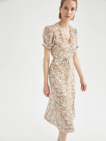 Платье миди DeFacto модель T8198AZ-BG407 Платье миди DeFacto модель T8198AZ-BG407 Фото