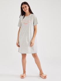 Ночная рубашка DeFacto модель T8210AZ-GR157 Фото