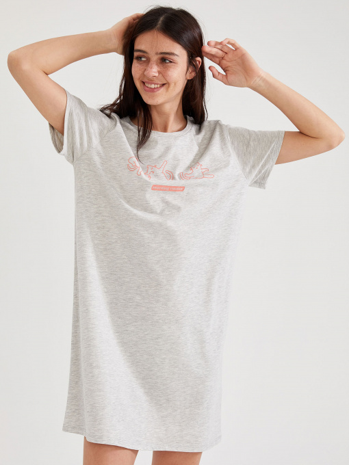 Ночная рубашка DeFacto модель T8210AZ-GR157 Фото