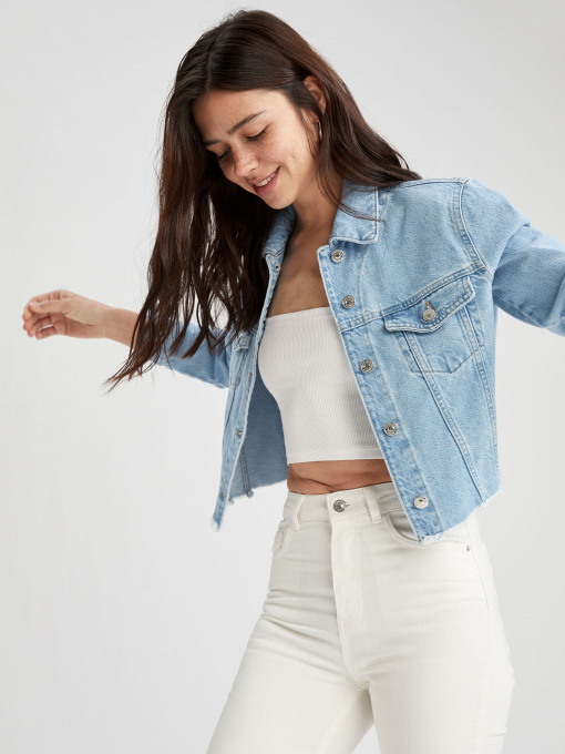 Джинсовая куртка DeFacto модель U0469AZ-NM39 Фото