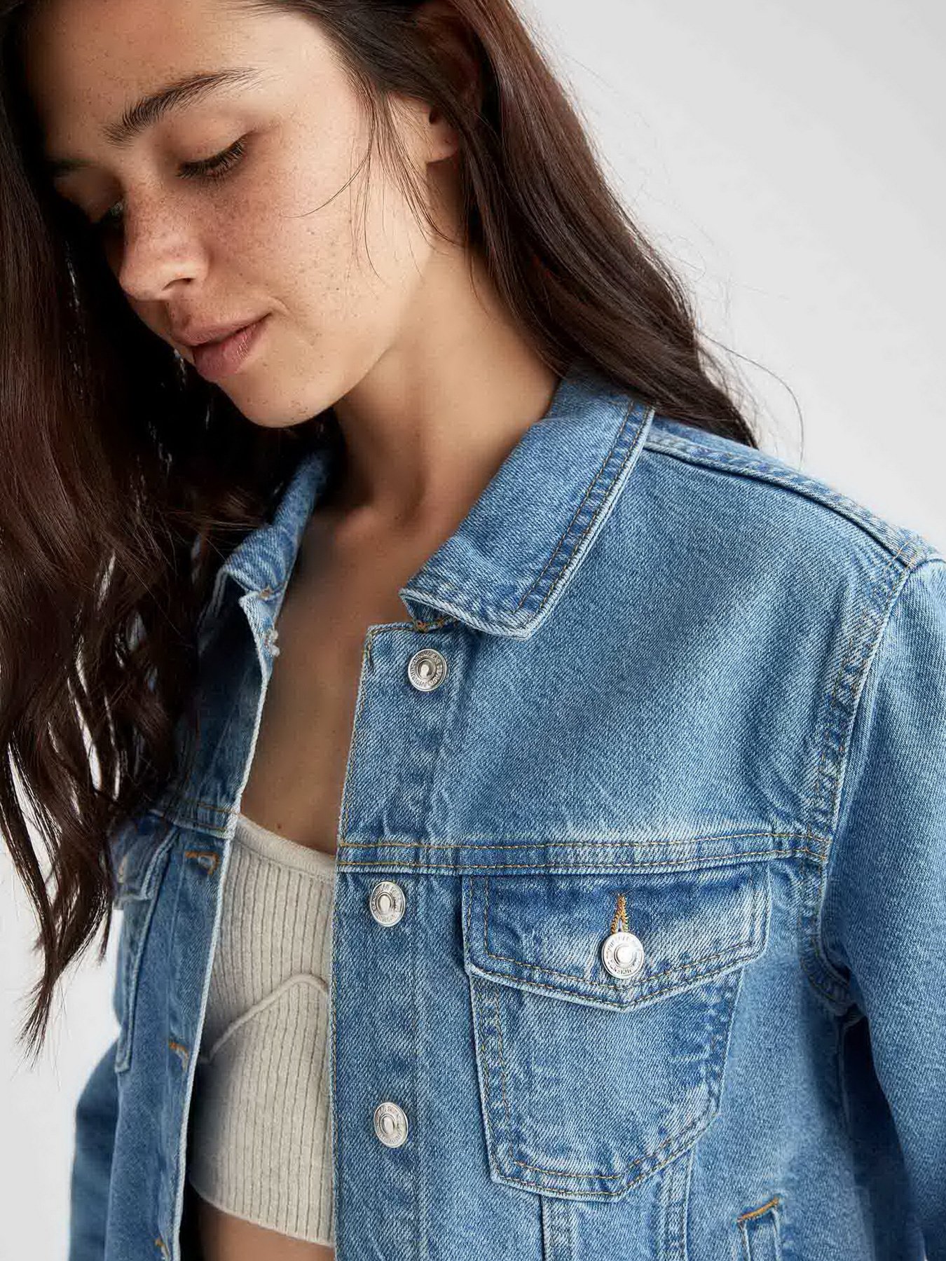 Джинсовая куртка DeFacto модель U0465AZ-NM28 Фото