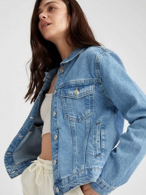 Джинсовая куртка DeFacto модель U0465AZ-NM28 Фото