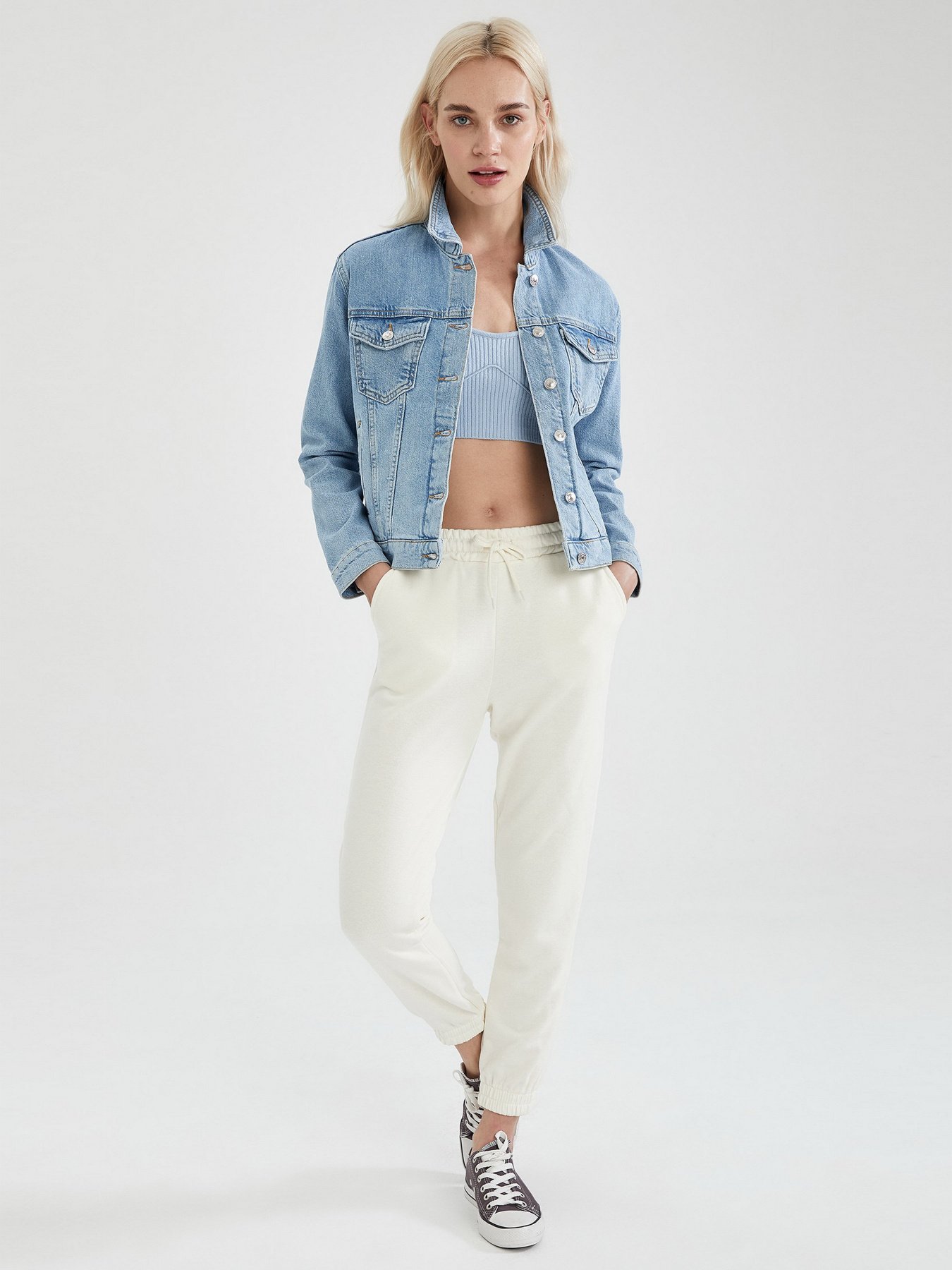 Джинсова куртка DeFacto модель U0466AZ-NM39 Фото