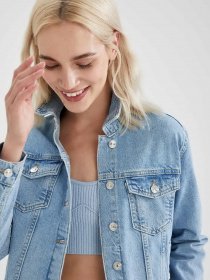 Джинсова куртка DeFacto модель U0466AZ-NM39 Фото