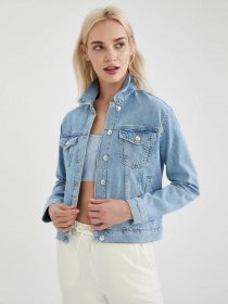 Джинсова куртка DeFacto модель U0466AZ-NM39 Фото