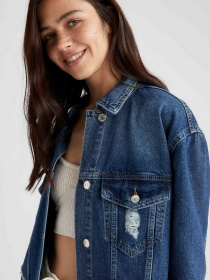 Джинсова куртка DeFacto модель U0468AZ-NM28 Фото