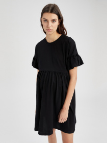 Платье мини DeFacto модель U6498AZ-BK27 Фото