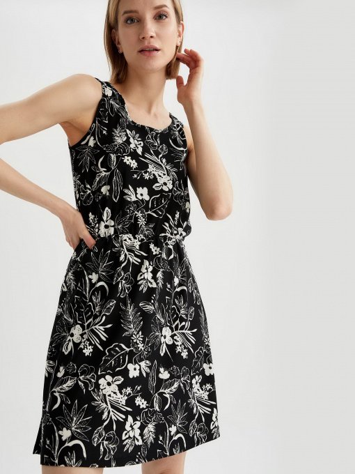 Платье мини DeFacto модель T8070AZ-BK27 Фото