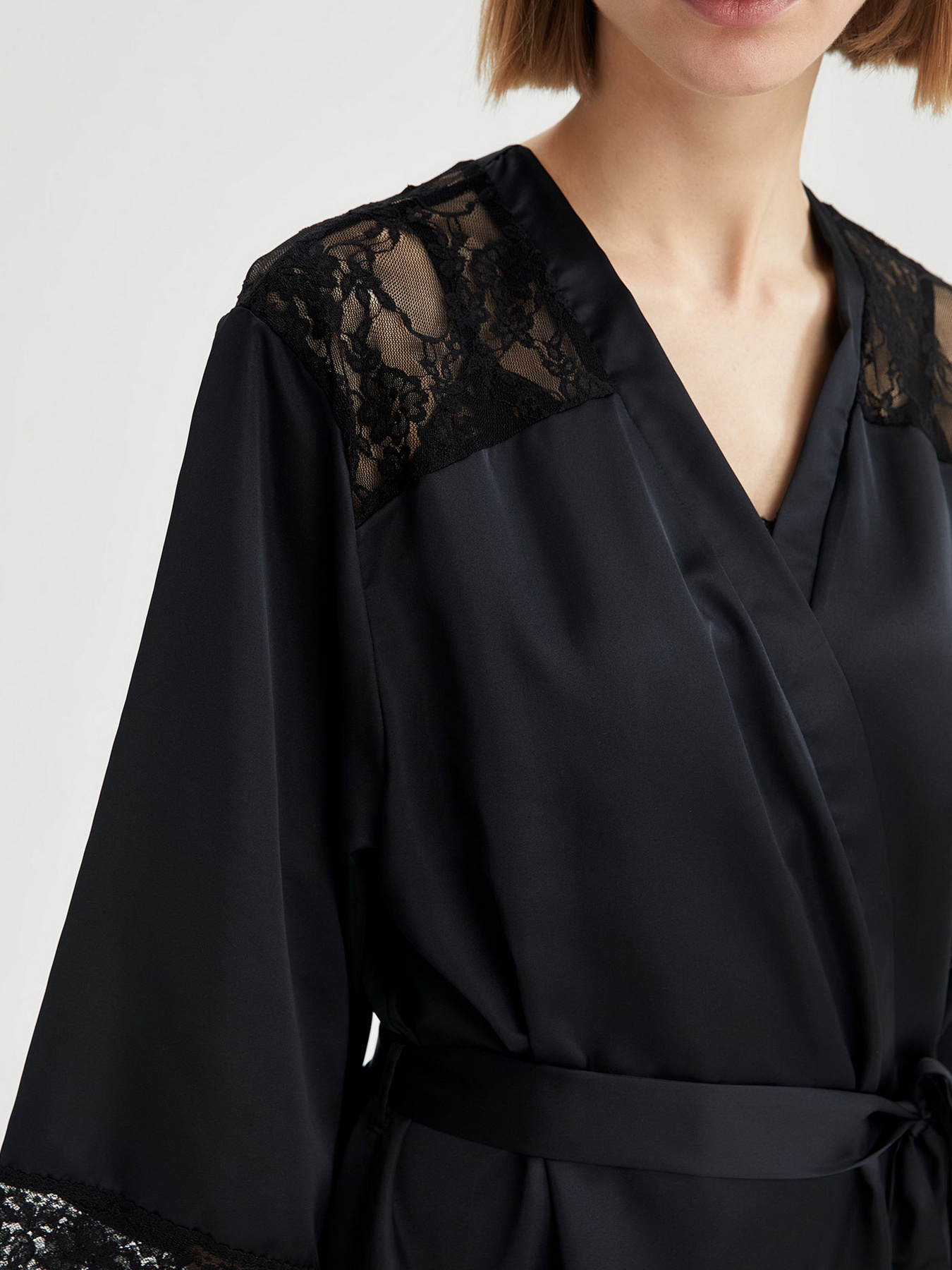 Халат DeFacto модель U0031AZ-BK27 Фото