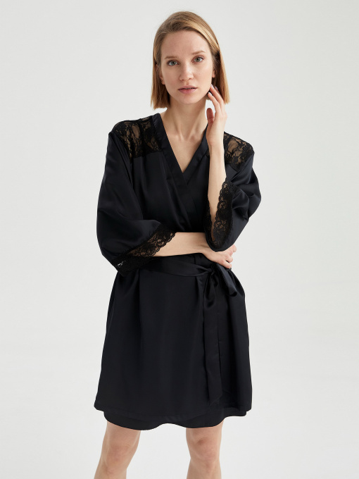 Халат DeFacto модель U0031AZ-BK27 Фото