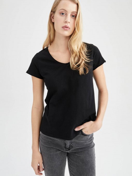 Футболка DeFacto модель K1507AZ-BK27 Фото