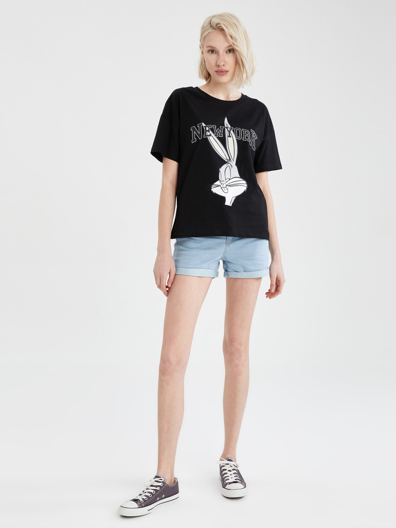 Джинсові шорти DeFacto модель U3045AZ-NM39 Джинсові шорти DeFacto модель U3045AZ-NM39 Фото