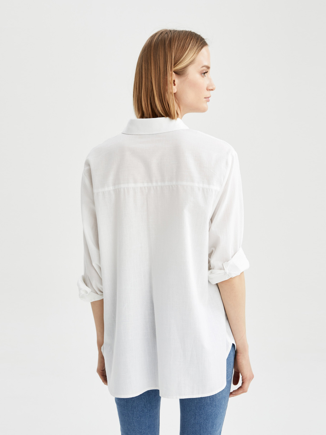 Сорочка повсякденна DeFacto модель U4926AZ-WT34 Фото