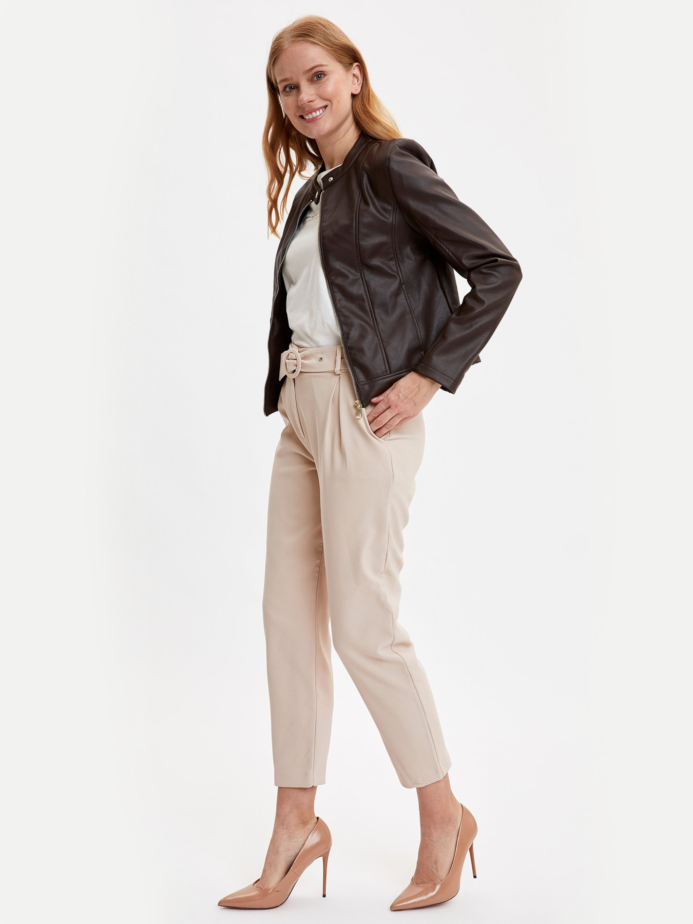 Куртка кожаная DeFacto модель N6772AZ-BN1 Фото