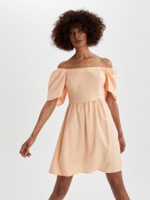 Платье мини DeFacto модель U4644AZ-OG290 Платье мини DeFacto модель U4644AZ-OG290 Фото