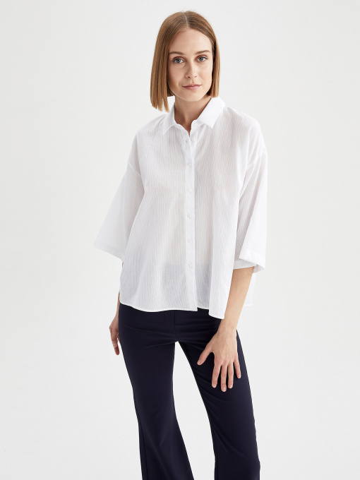 Сорочка DeFacto модель U6539AZ-WT34 Фото