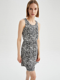 Платье мини DeFacto модель T8070AZ-WT27 Платье мини DeFacto модель T8070AZ-WT27 Фото