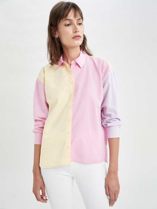 Рубашка повседневная DeFacto модель V0279AZ-PN82 Фото