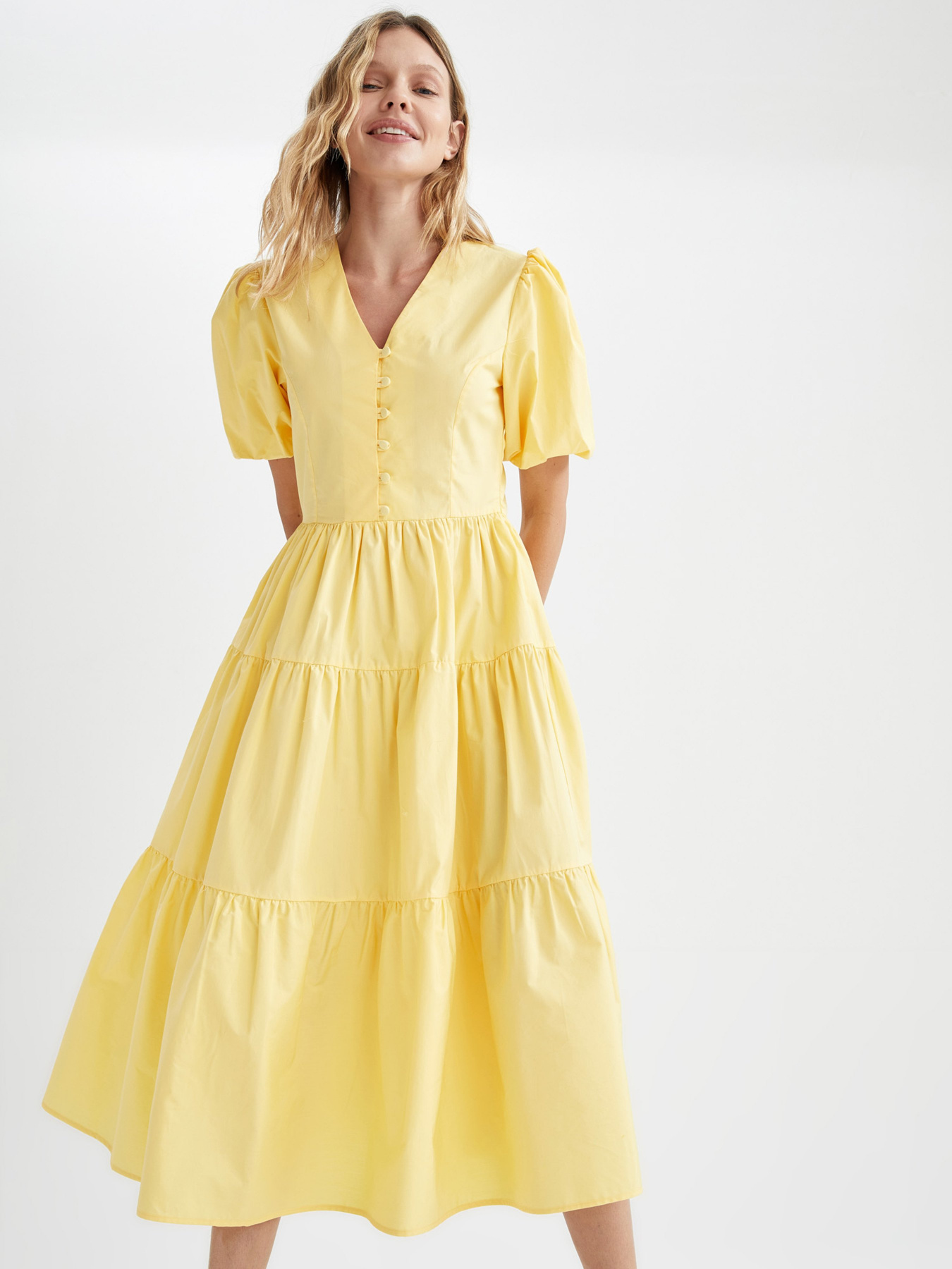 Платья DeFacto модель U7027AZ-YL78 Фото