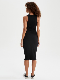 Платье миди DeFacto модель U8106AZ-BK27 Фото