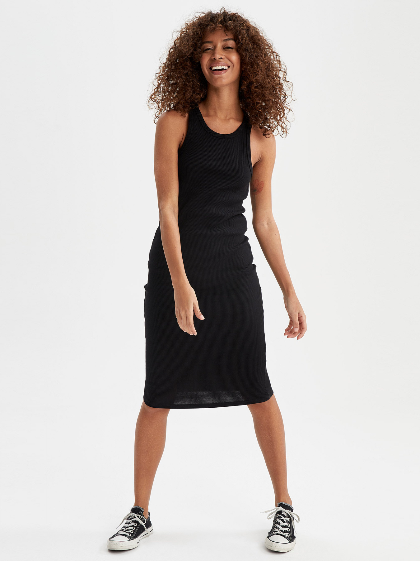 Сукня міді DeFacto модель U8106AZ-BK27 Фото