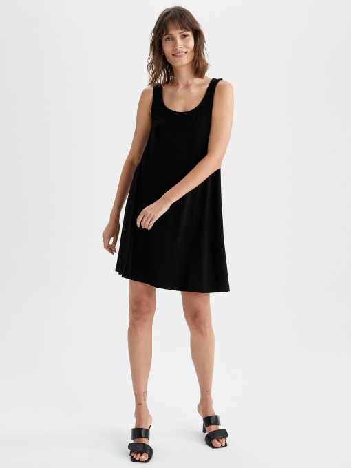 Платье мини DeFacto модель U8530AZ-BK27 Фото