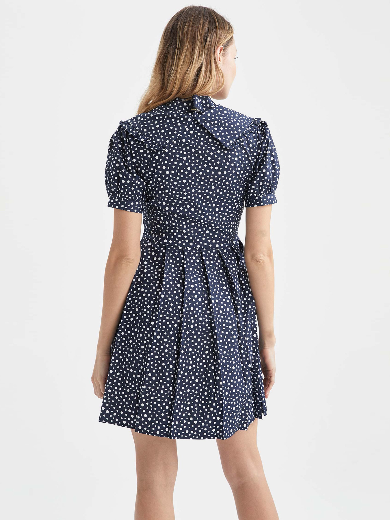 Платье мини DeFacto модель U8743AZ-NV34 Фото