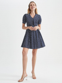 Платье мини DeFacto модель U8743AZ-NV34 Фото