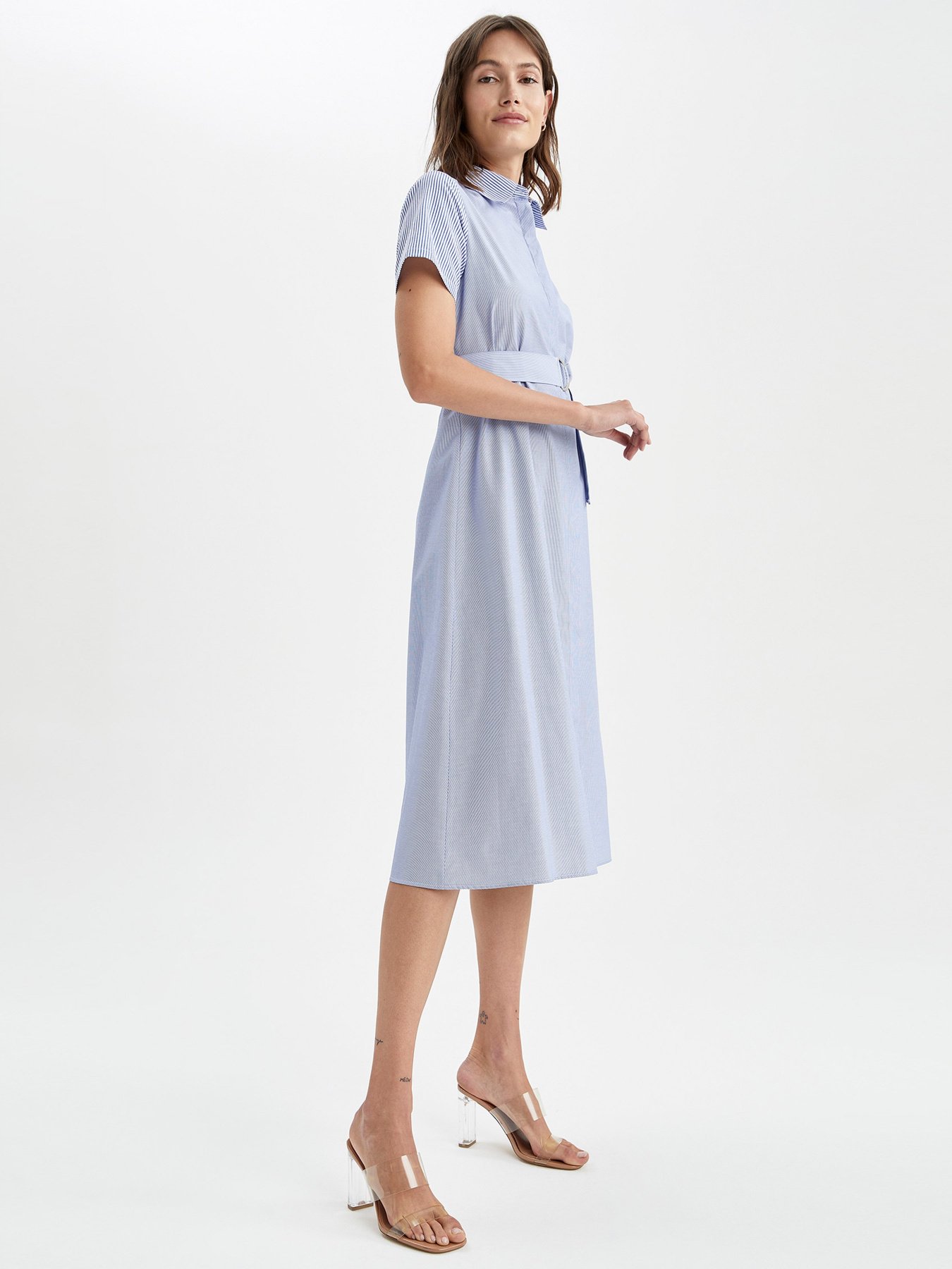 Сукня міді DeFacto модель U8978AZ-BE37 Фото