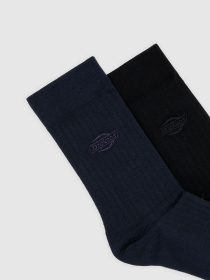 Набор носков Dickies Rib 2-pack модель DK0A4Z3XBLK1 Фото