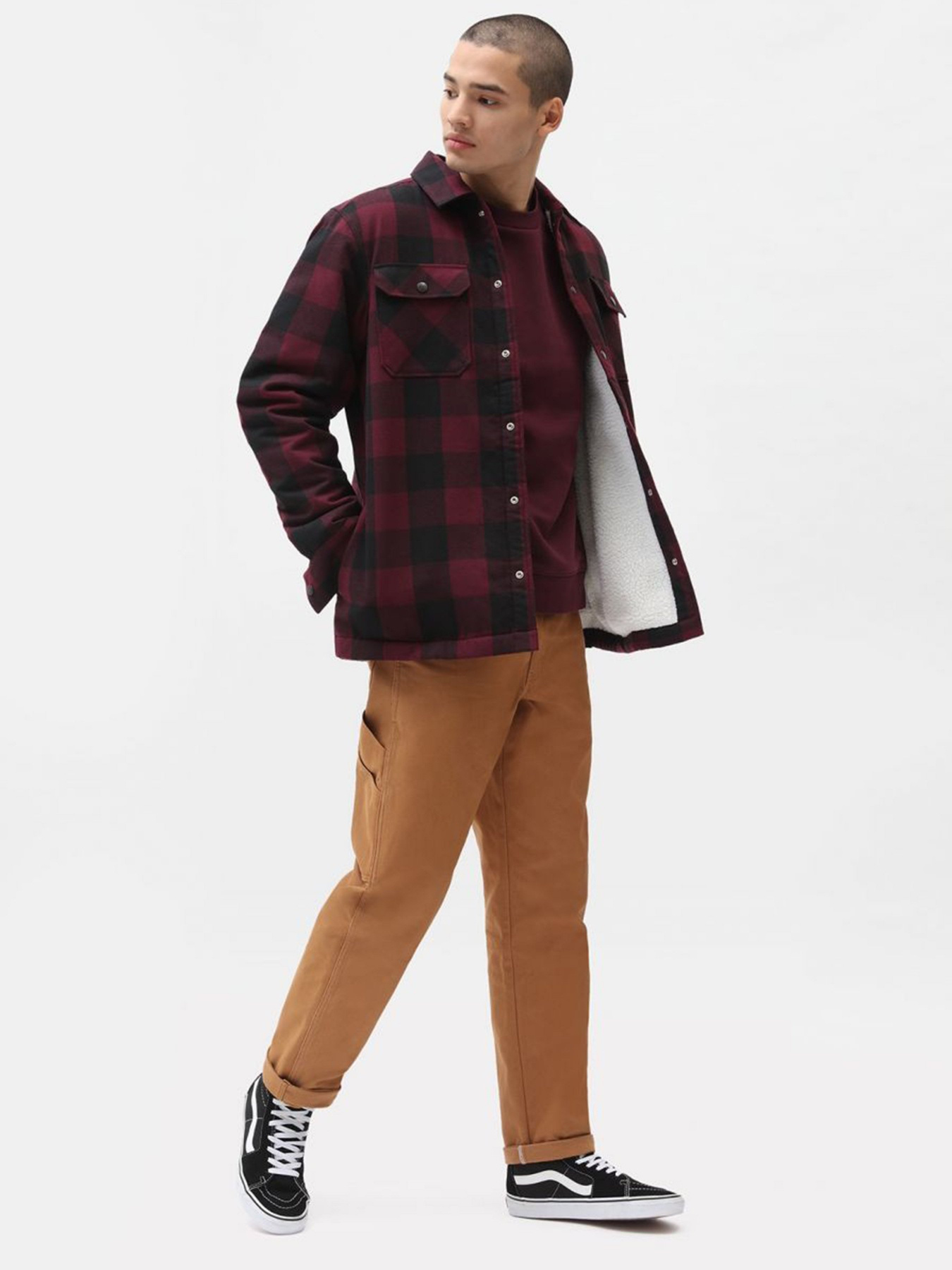 Куртка-сорочка Dickies SHERPA LINED SACRAMENTO модель DK0A4XGRMR01 Фото