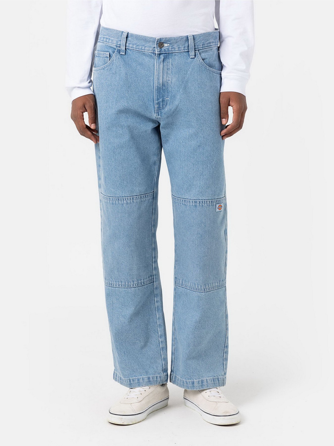 Широкі джинси Dickies Double Knee Denim модель DK0A4Y3FLW01 Широкі джинси Dickies Double Knee Denim модель DK0A4Y3FLW01 Фото