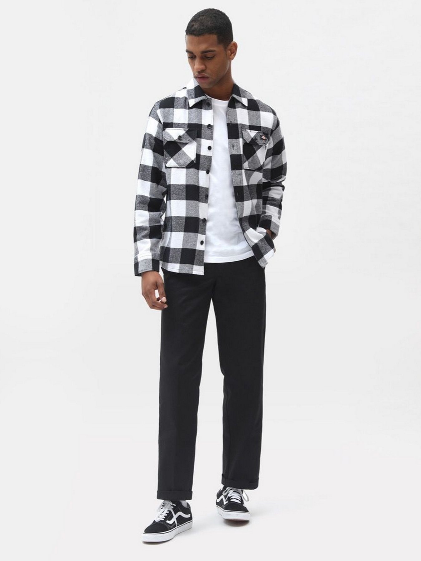 Рубашка в клетку Dickies New Sacramento модель DK0A4XDZBLK1 Рубашка в клетку Dickies New Sacramento модель DK0A4XDZBLK1 Фото