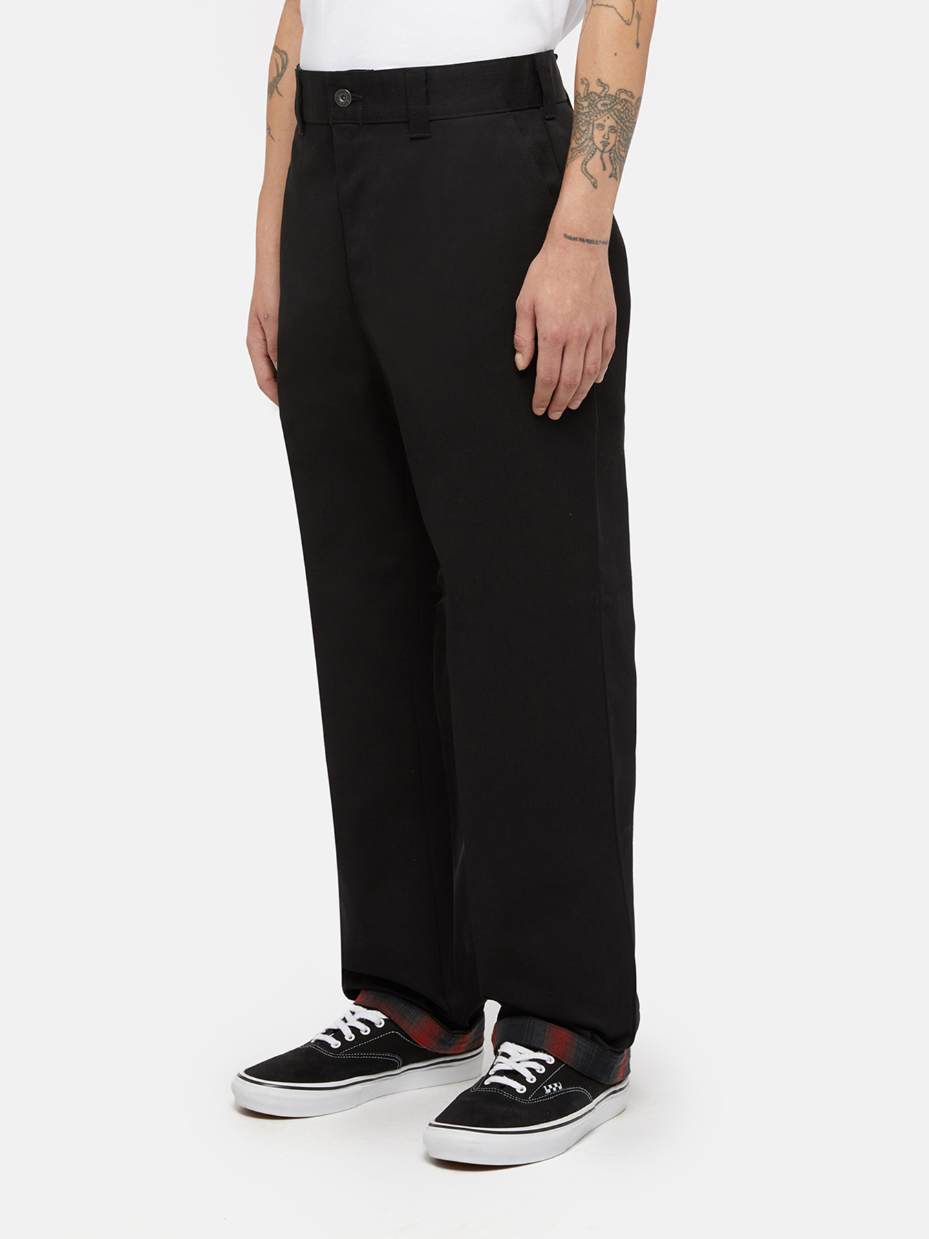 Брюки повседневные Dickies x Spitfire Flannel Cuff модель DK0A865SBLK1 Фото