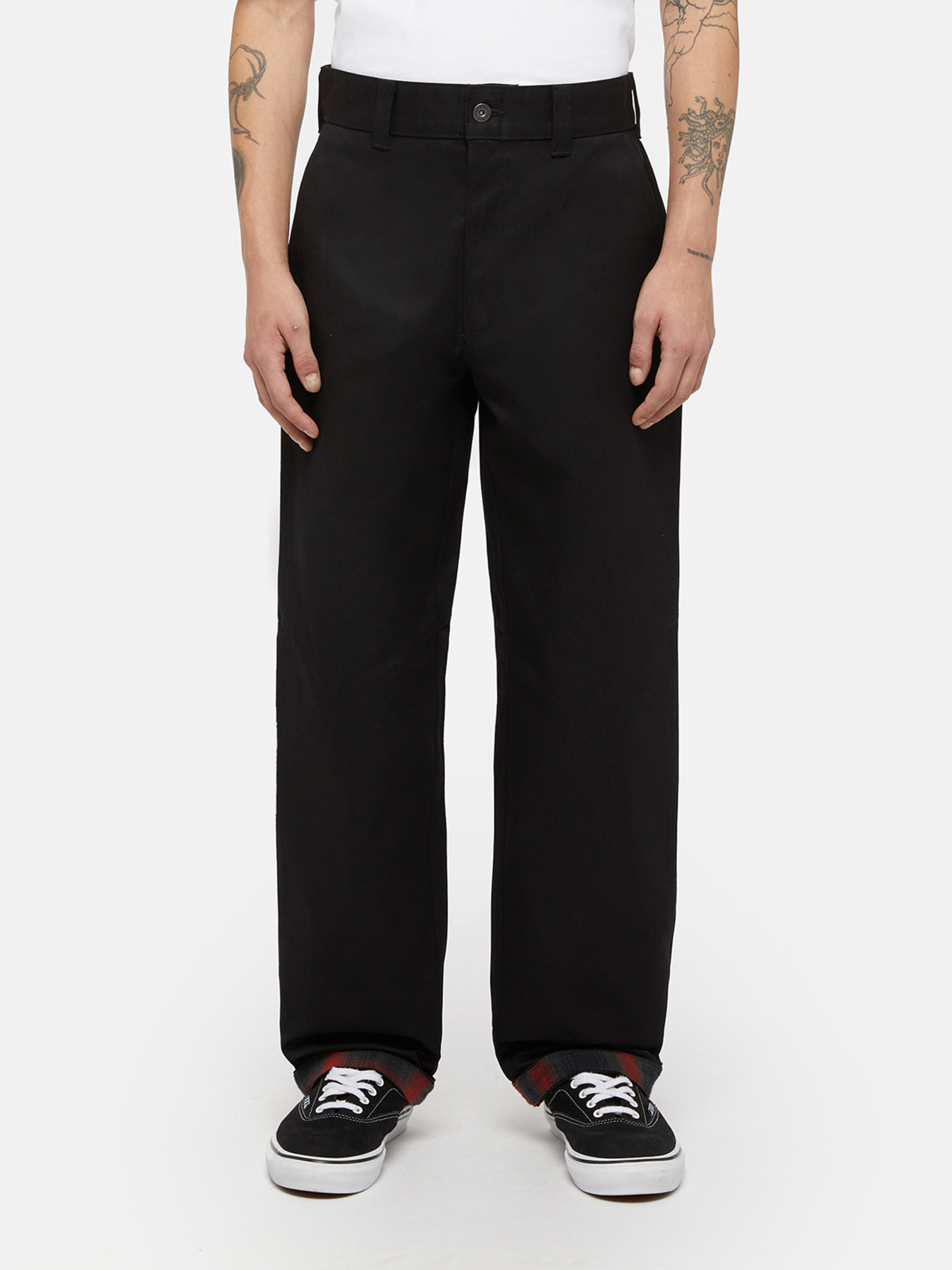 Брюки повседневные Dickies x Spitfire Flannel Cuff модель DK0A865SBLK1 Фото