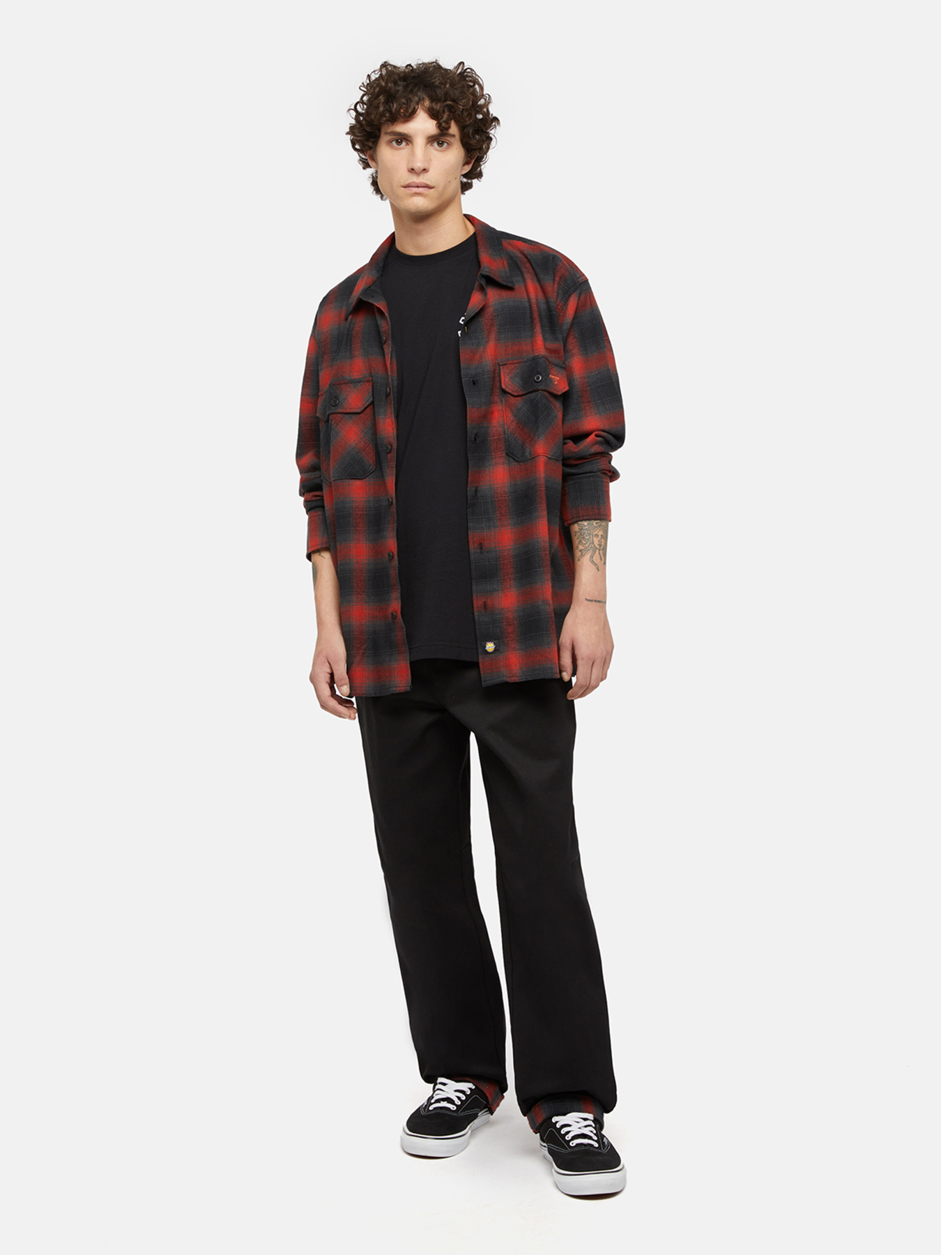 Повседневные штаны Dickies x Spitfire Flannel Cuff модель DK0A865SBLK1 Фото