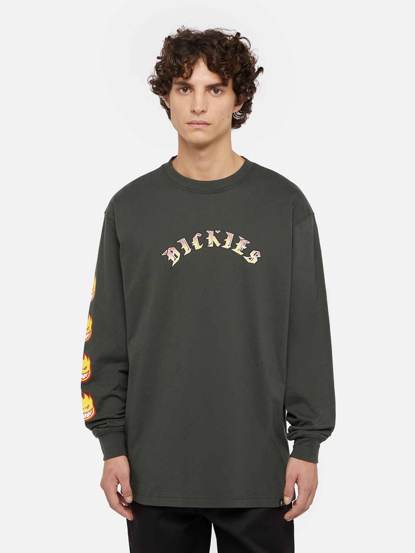 Лонгслив Dickies x Spitfire модель DK0A86640OG1 Лонгслив Dickies x Spitfire модель DK0A86640OG1 Фото