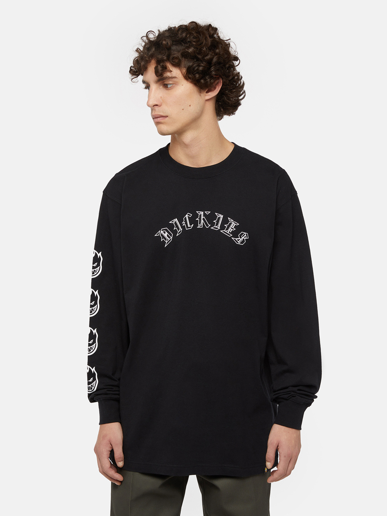 Лонгслив Dickies x Spitfire модель DK0A8664BLK1 Фото