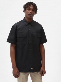 Рубашка повседневная Dickies Work Shirt Rec модель DK0A4XK7BLK1 Фото