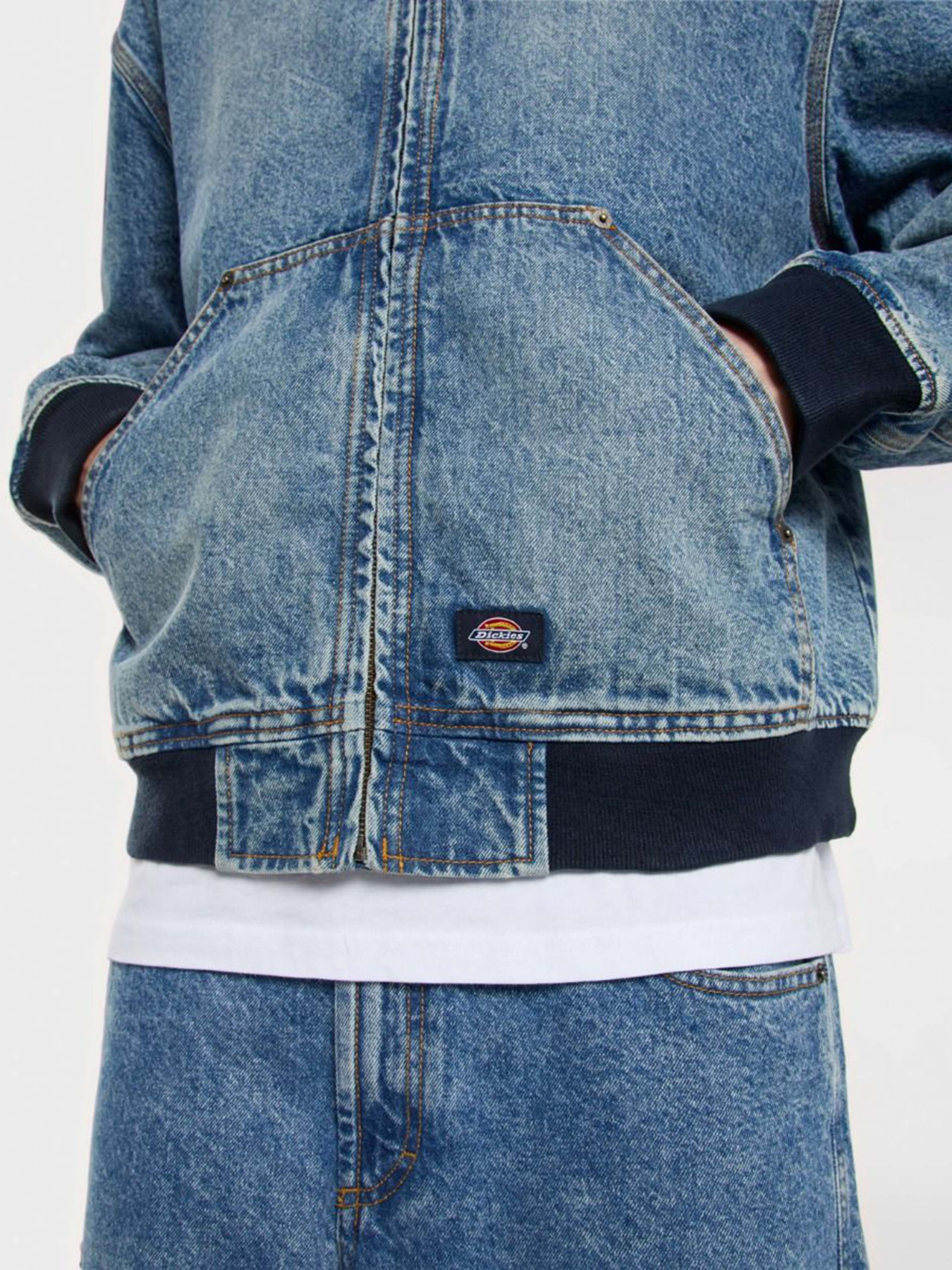 Джинсова куртка Dickies Dickies Hooded Denim модель DK0A4ZAPK211 Фото