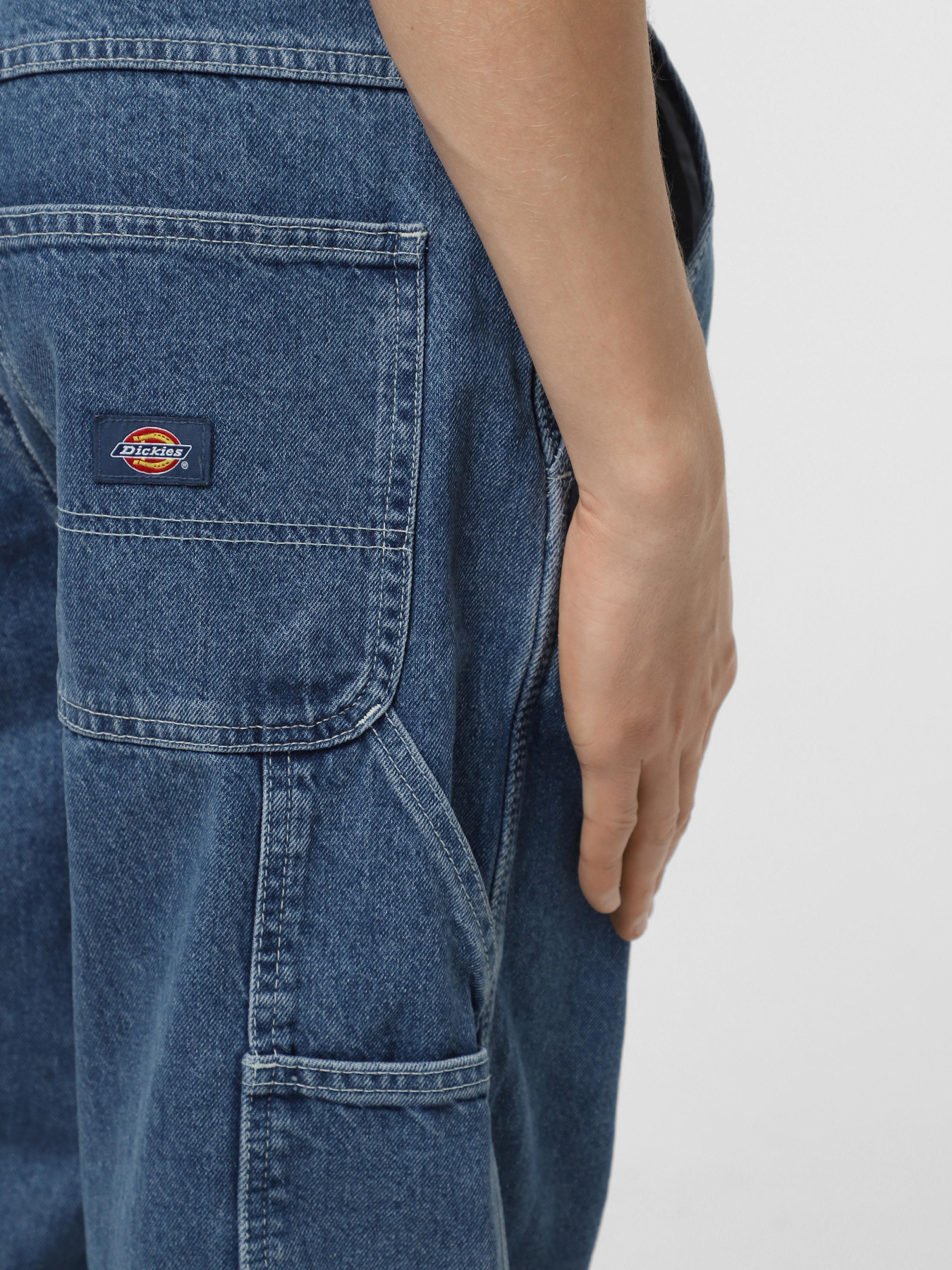 Широкі джинси Dickies Stevensville Carpenter Denim модель DK0A863TCLB1 Фото