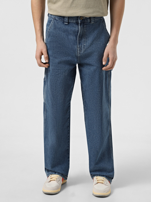Широкие джинсы Dickies Stevensville Carpenter Denim модель DK0A863TCLB1 Фото