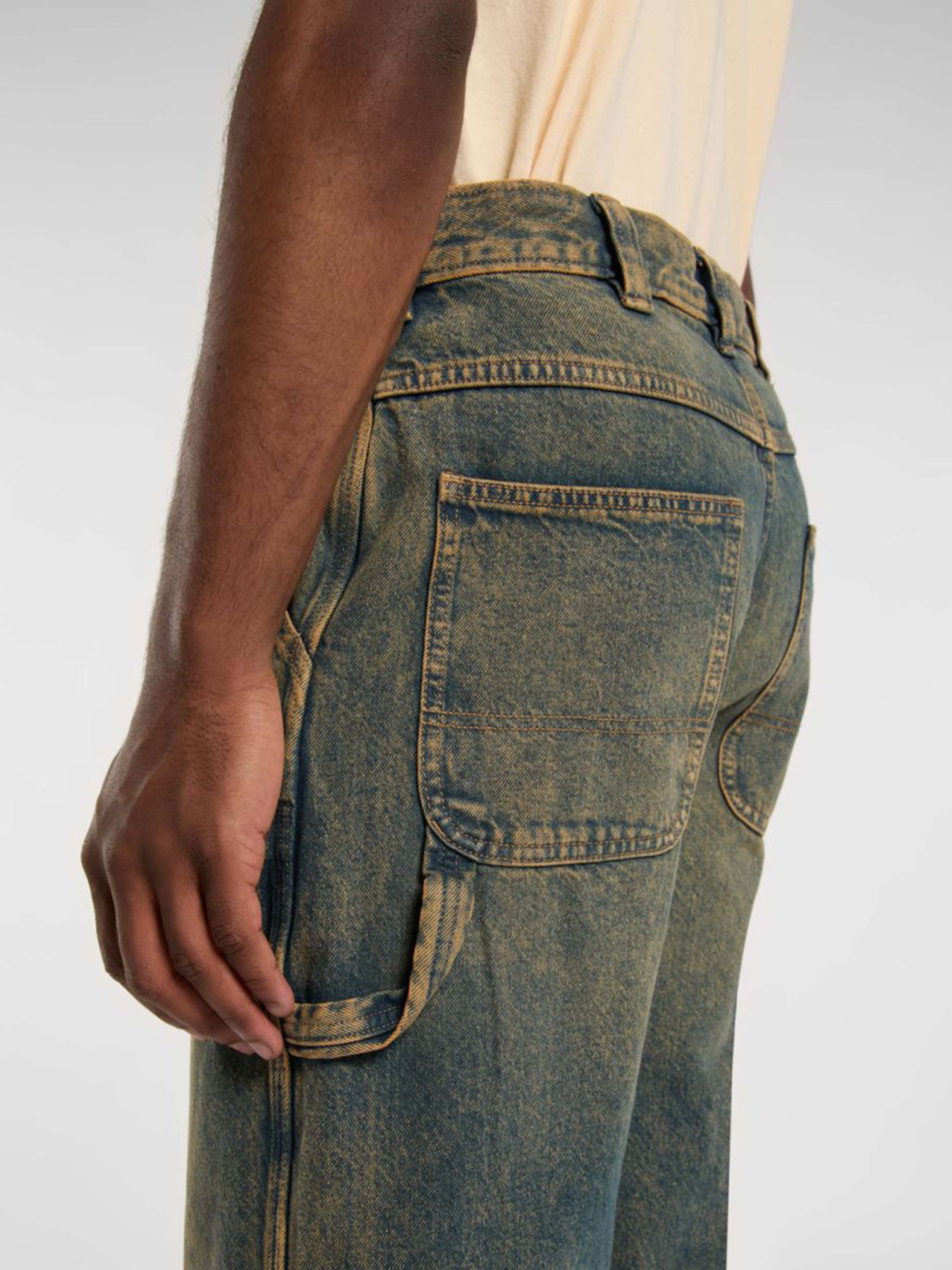 Широкі джинси Dickies Stevensville Carpenter Denim модель DK0A863TK581 Фото